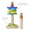 Tegu Magnetic Floating Wooden Stacker, Rainbow STA-BGY-801T - alternate 2